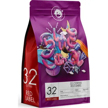 Káva Káva zrnková Arabica Blue Orca Coffee 32 Coffee Red Label 200 g