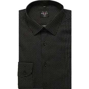 Pánská košile Marvelis pánská společenská košile Body Fit 752684 68 Černá 40