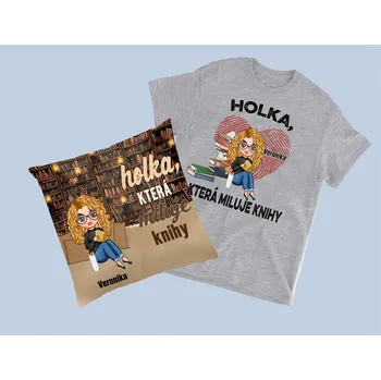 Gadget Sada - Holka, která miluje knihy 5 Světlá modrá / L