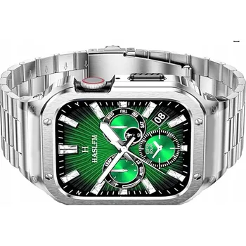 Řemínek na hodinky Náramek HASLFM pro Apple, stříbrný