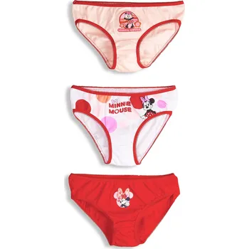 GATE Balení 3 kalhotek Minnie Mouse 4Y 825-0866/55