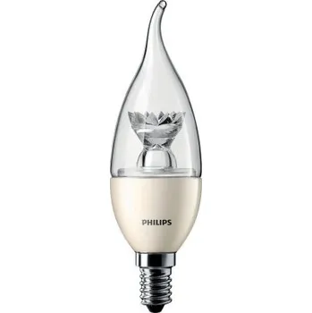 Osvětlení žárovka LED 3-4W/E14 /eq.25W/ 2700K svíč.čirá BA39 MASTER Candle Master stmívatelná PHILIPS