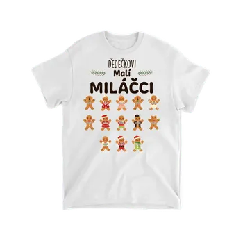 Tričko - Dědečkovi malí miláčci - Až 15 dětí Tričko / Šedá / L