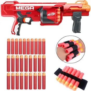Dětská zbraň Nerf N-Strike Mega Rotofury B1269 + 18 MEGA šípů + MEGA pásek na šípy