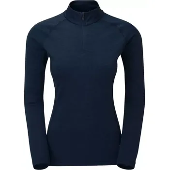 Dámské tričko Montane DART ZIP NECK Eclipse Blue Women triko