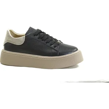 Dámské polobotky OBUV SC+S DP6119/25 BLACK/BEIGE dámská vycházková obuv Velikost: 39