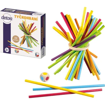 Detoa Tyčkohraní společenská hra v krabici 15x15x3,5cm