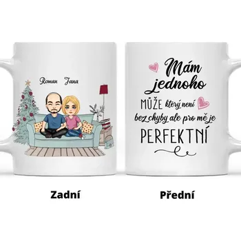 Hrnek - Navždy spolu - Vánoční verze Černá