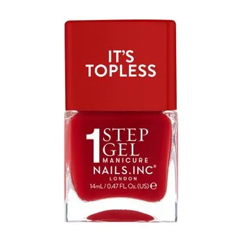 Lak na nehty Nails Inc. London It's Topless Gel Nail Polish pečující lak na nehty 4v1 14 ml, Kendall