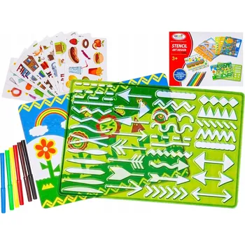 kreativní sada Spirograf Kreativní Sada na Kreslení Vzorů Šablony DIY Pero