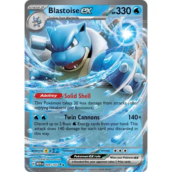 Sběratelská karetní hra Blastoise ex (MEW 009)