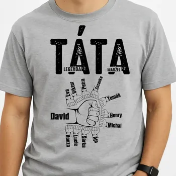 Tričko - pro tátu legenda manžel Tričko / Bílá / 3XL