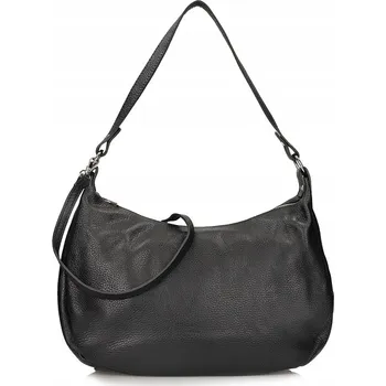 Kabelka Toscanio kabelka z pravé lícové kůže černá