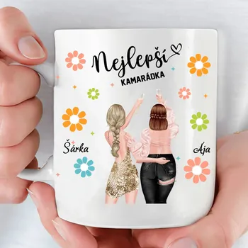 Hrnek - Nejlepší kamarádka 19 Bílá