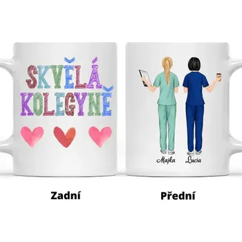 Hrnek - Skvělá kolegyně 2. verze Modrá