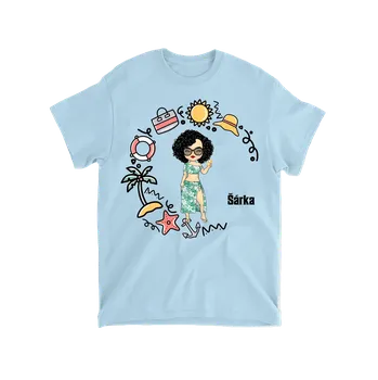 Pánské tričko Tričko - Holla Beaches 2 Tričko / Bílá / 2XL