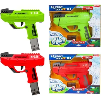 Dětská zbraň Vodní pistole plast 23cm na baterie se světlem se zvukem 2 barvy - mix variant či barev