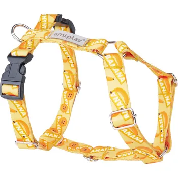 Postroj pro psa Nastavitelný postroj pro psa HAPPY GUARD banana velikost S, M, L, XL Rozměr: L - 35-60x50-75x2,5 cm