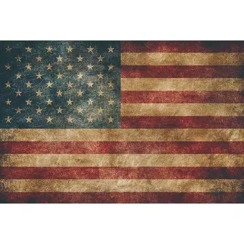 Obraz Cedule USA vlajka