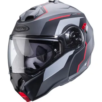 Helma na motorku Helma na moto Caberg Duke Evo Move matt gun black/red (velikost helmy: M (57-58cm))