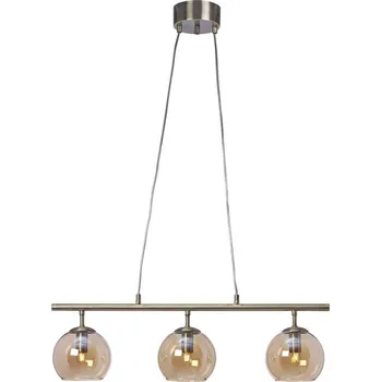 Cottex T2493AA - Lustr na lanku CAPELLA 3xE14/40W/230V kouřová/hnědá