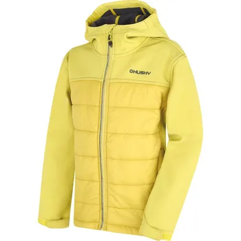 Chlapecká bunda Husky Dětská softshell plněná bunda Swany K 112-116, lime green