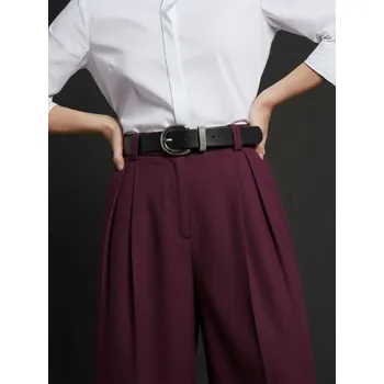 Sinsay - Koženkový pásek - černá - 9663R-99X - 9663R-99X-XS