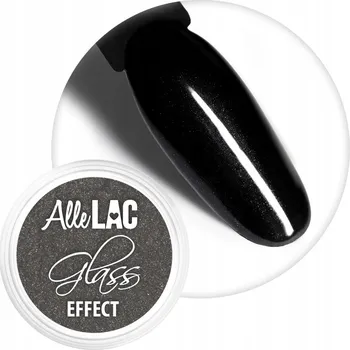 Prášek na nehty pro zrcadlový efekt Glass Effect Black 0,3 g