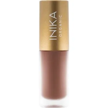 Lesk na rty Inika Organic Tinted Lip Oil - Tónovaný olej na rty s kolagenem a skvalanem 5 ml Barva: Cinnamon