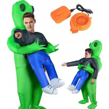 Karnevalový kostým NAFUKOVACÍ KOSTÝM MIMOZEMŠŤAN UFO MIMOZEMŠŤAN PŘEVLEK KOSTÝM HALLOWEEN JAKO DÁREK