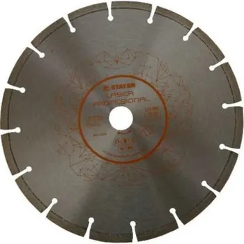 Brusný kotouč STAYER Kotouč diamantový segmentový LASER PROFESIONAL, Ø 230 x 22,2 x 7