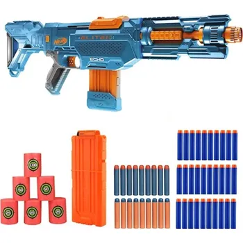 Dětská zbraň Nerf Elite 2.0 Echo CS-10 4v1 E9533 + zásobník CS-12 + 30 šípů s měkkou hlavicí + terče