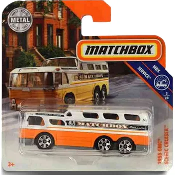 Mattel Matchbox kovové autíčko 1955 GMC Scenic Cruiser FHJ55