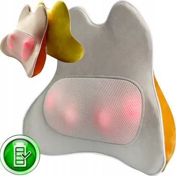 Masážní přístroj Polštář Shiatsu pro masáž beder a zad Masážní Přístroj na tělo s vyhříváním