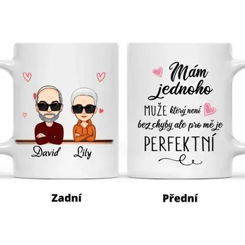 Hrnek - Navždy spolu - Manželé 10 Černá