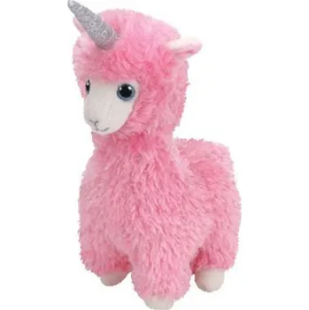 plyšák Beanie Babies Růžová lama