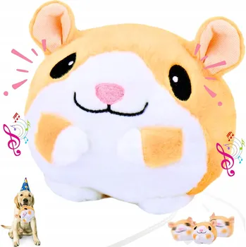 Hračka pro psa PIŁKA INTERAKTYWNA PLUSZOWA PRO PSA SKÁKACÍ 17CM VYDÁVAJÍCÍ ZVUKY HRAČKA