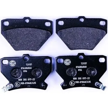 Brzdová destička Sada brzdových destiček, kotoučová brzda HELLA PAGID 8DB 355 017-221
