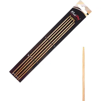 Jehlice KnitPro Basix Beech ponožkové jehlice 20cm 2mm (KnitPro Basix Beech Double Pointed Needles 20cm 2mm)