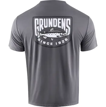 Rybářské oblečení Grundéns Tričko King Salmon SS Tech Tee Anchor - M
