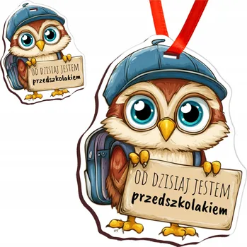 Obraz Medaile k pasování na předškoláka dárek do školy s vlastním textem – různé vzory