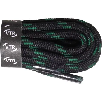 Tkaničky do bot SPEEDY LACES Trekkingové tkaničky kulaté 140cm černozelená