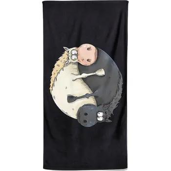 Osuška 140 x 70 cm - Jin Jang - koně