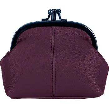 Peněženka Dámská rámková etue - peněženka na drobné 31530 vínová, HJP