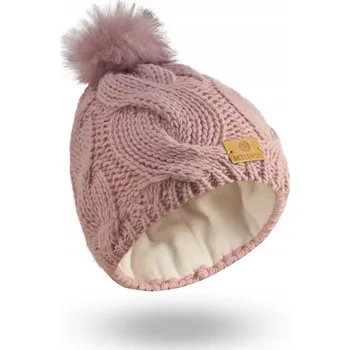 Čepice Betlewski Zimní čepice pro děti s bambulí, zateplená fleecem, pohodlná