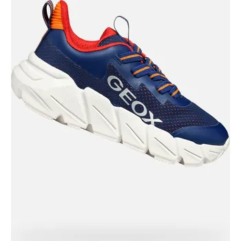 Chlapecká obuv Geox Chlapecké Tmavě modré chlapecké tenisky Geox Flexyper Fast Modrá 29 (2783267)