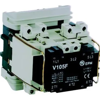 modulární přístroj a rozvaděč Stykač EPM V105F 105A 3P Elektropřístroj V105F 48V DC 2NO+2NC