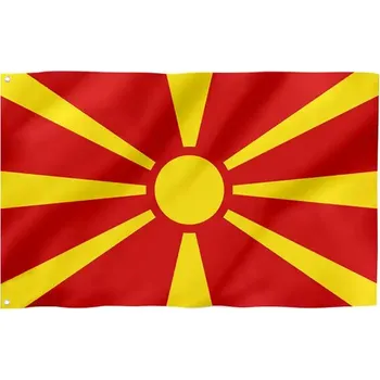 Vlajka Vlajka WARAGOD Severní Makedonie 150x90 cm