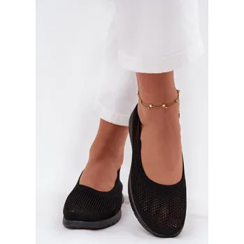 Dámské lodičky Dámské Síťované Baletky Ve Sportovním Stylu Virella Barva: Černá, Velikost: 39