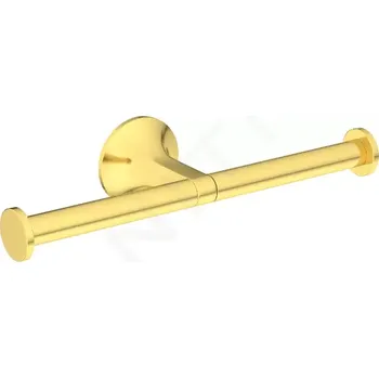 Ideal Standard La Dolce Vita Dvojitý držák toaletního papíru, kartáčované zlato, T5496A2